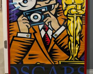 95. Framed Oscars Poster (28" x 41")