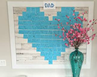 23. White Wood Wall Art (60" x 48")