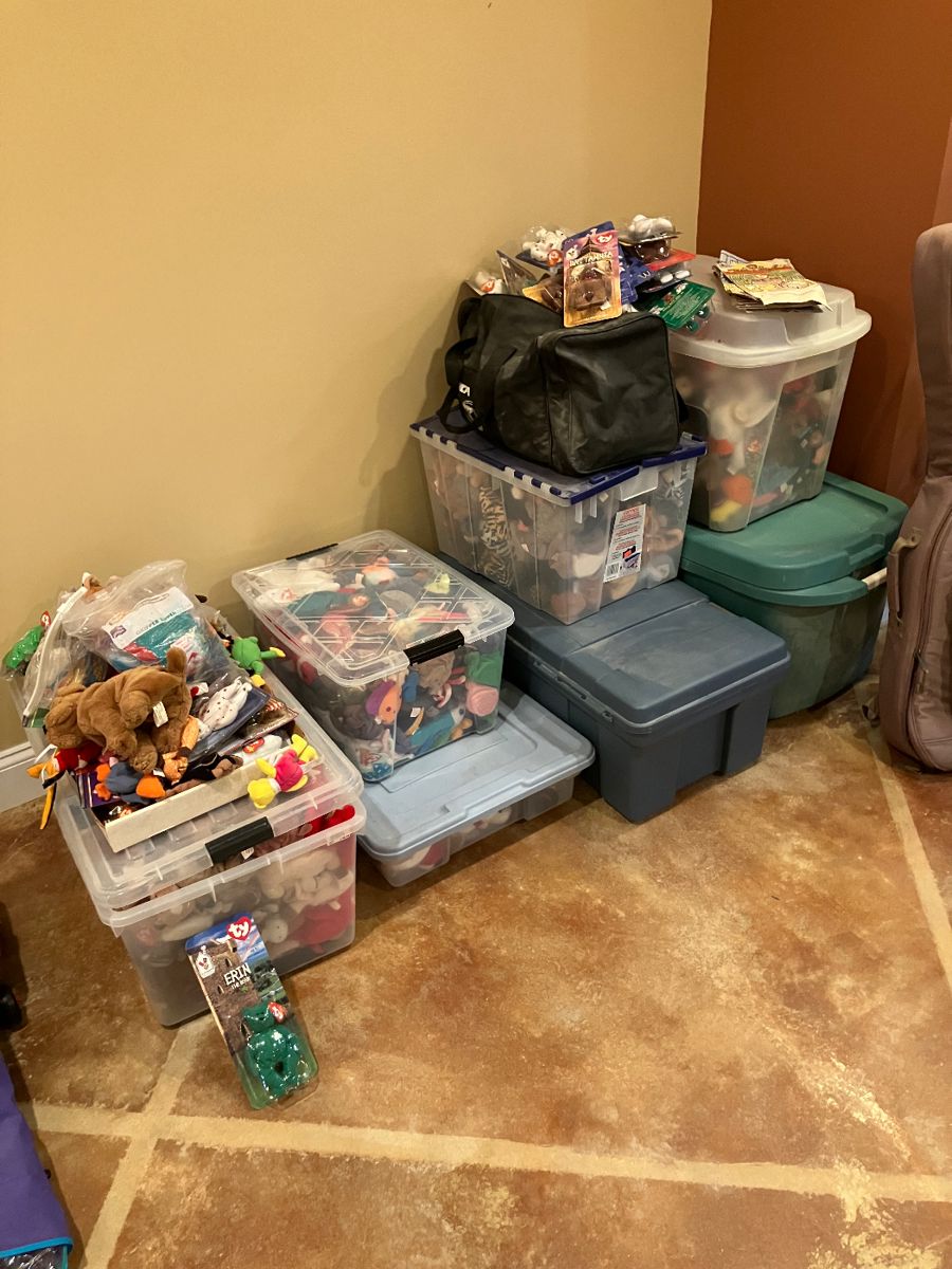 So, so many Beanie Babies. Truly an astonishing quantity.