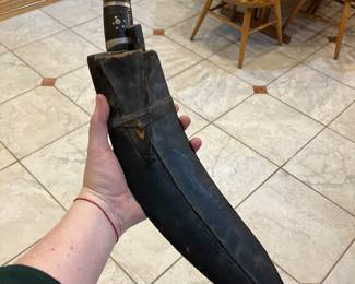 A sword! We don’t know how it got here, either.