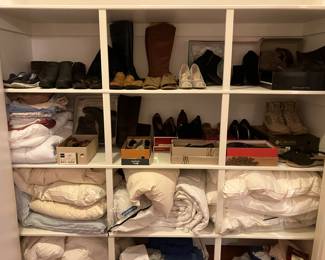 Leather boots and shoes, women’s size 9