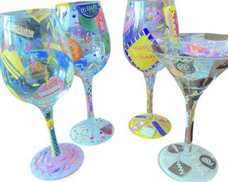 4 x Lolita Party Glasses 