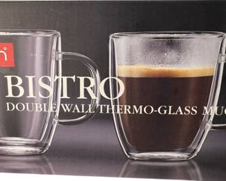 Bodum Bistro Glass Mugs 