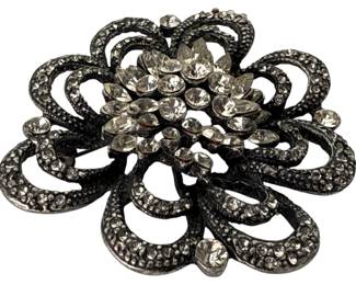 Vintage Rhinestone Brooch 