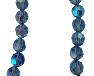 Vintage Blue Clip Earrings 