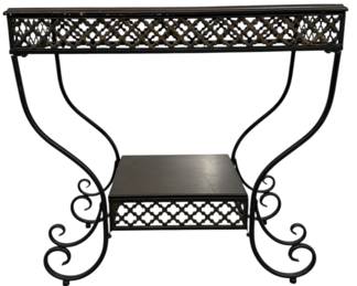 Metal Entry Outdoor Patio Table 