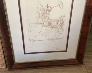 01 Salvador Dali Don Quixote Etching