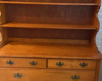 Hutch China Cabinet Three Drawer