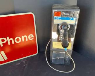 Pay Phone And Sign
