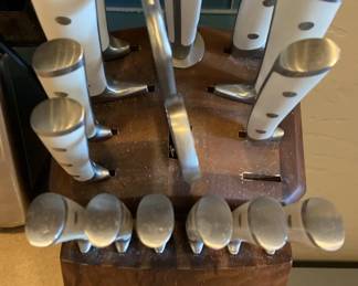 Knife Block With Cangshan German Steel Knives