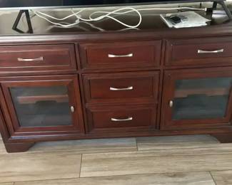 A Large Entertainment Cabinet