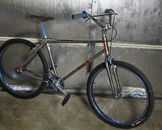 1978 Mongoose Kos Kruiser 26” BMX bike with Kos handlebars, Gold Stem and Cook Bros cranks & Bullseye bottom bracket