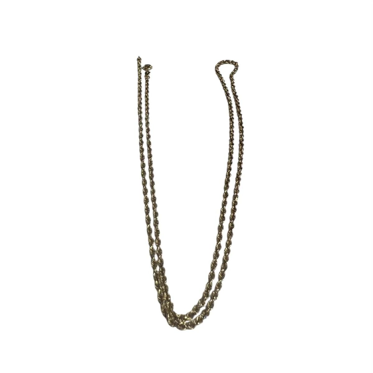 14K 20 Gold Rope Chain Necklace