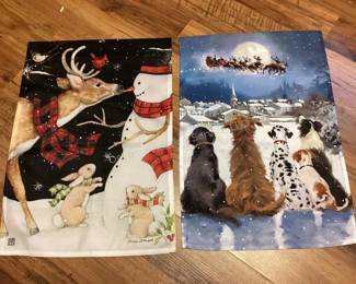 Outdoor seasonal flags