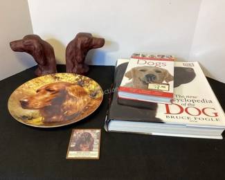 Irish Setter decor & books