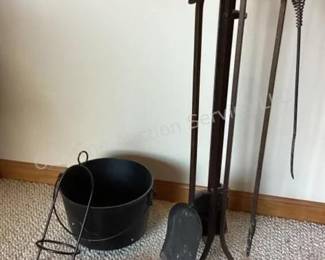 Fireplace tools, buggy weight
