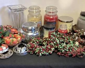 Variety of candles available