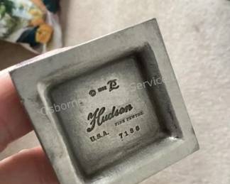 Hudson pewter figurines
