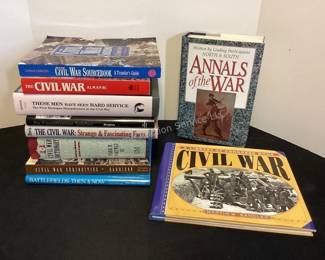 Several lots of Civil War books (see catalog)