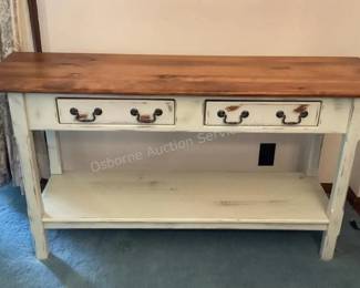 Distressed foyer / couch table