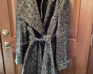 New Calvin Klein tweed coat