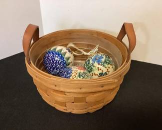 Polish Pottery ornaments