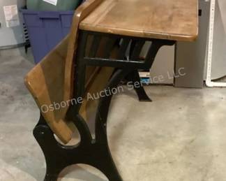 Vintage school desk / bench