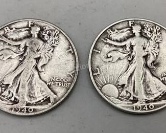 Variety of silver coins. See catalog for all options.