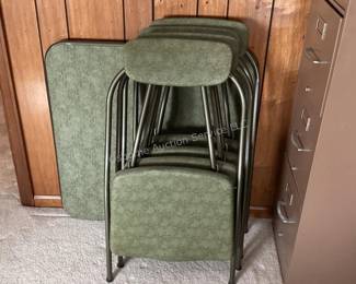Vintage card table & chairs