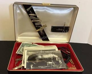 Men's jewelry box & contents