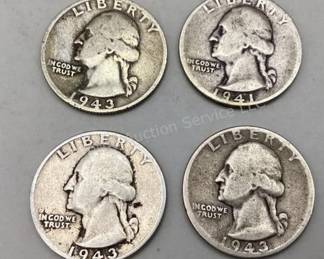 Variety of silver coins. See catalog for all options.