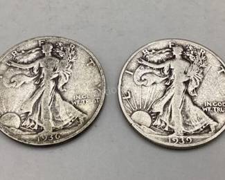 Variety of silver coins. See catalog for all options.