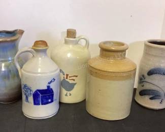 Stoneware jugs & more