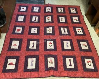 Red Hats Quilt