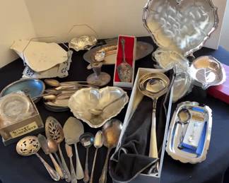 Silverplate Flatware and Serve Ware