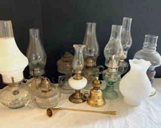 Vintage Oil Lamps And More