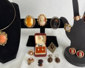 Orange and Brown Cameo Collection