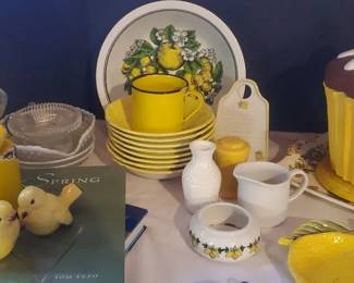 Goebel Birds Lemon Lovers Kitchen Lot