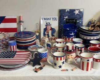 Patriotic 4th of July Dishes Decorations
