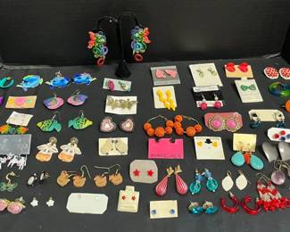 Colorful Vintage Earrings