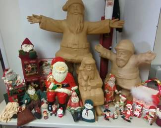 Santa Holiday Decor Mystery Lot