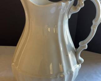 IronStone English Large China Pitcher