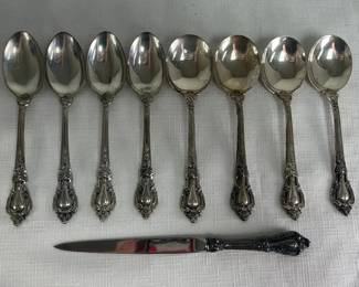 Sterling Silver Spoons Knife