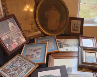 Cross Stitch, Vintage Oval Print, Hummel Print, More