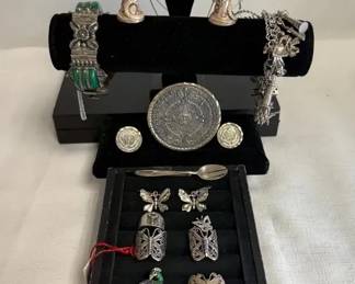 Sterling Necklaces, Earrings, Rings