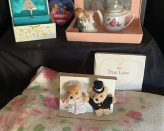 Vintage Wedding Cake Toppers and Love Items