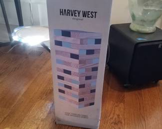 Harvey West giant Jenga game