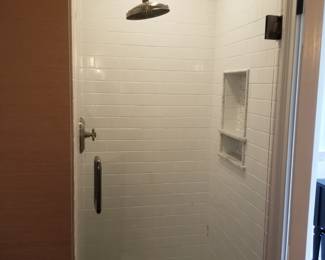 Glass shower door