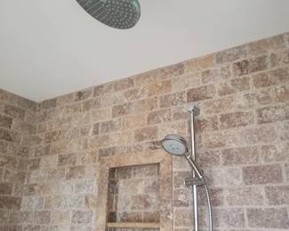 Shower hardware; rainfall showerhead