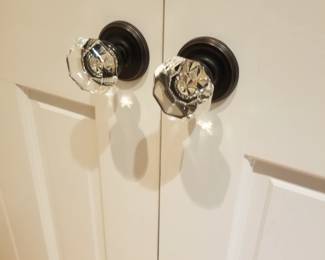 Doorknob detail - all interior doors equipped with these knobs